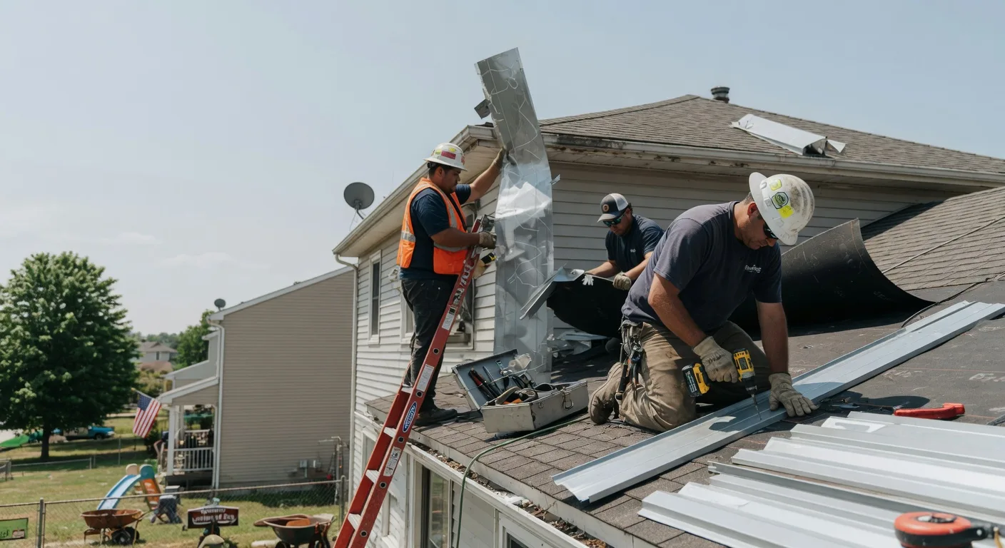 Storm Damage Metal Roof Repair in Shaw Island, WA
